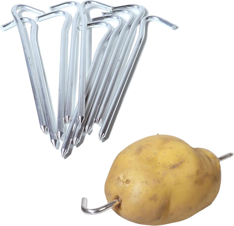 FAQQI Premium Aluminum Potato Nails for Baking - Pack of 10, Perfect for Even Heat Distribution and Faster Cooking - Image 1